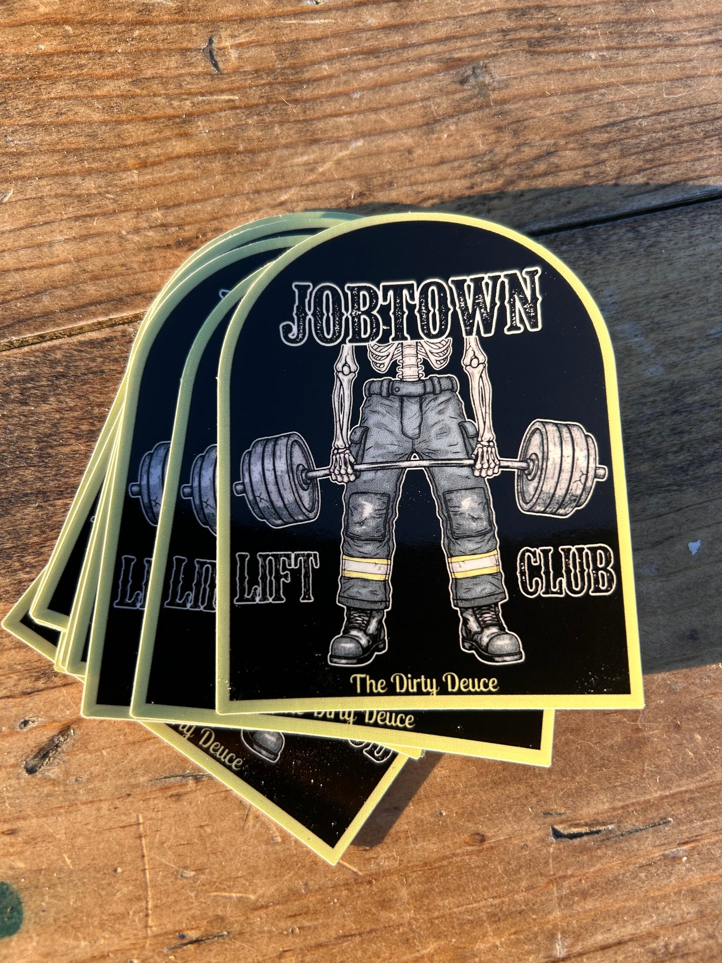 Jobtown Lift Club Sticker