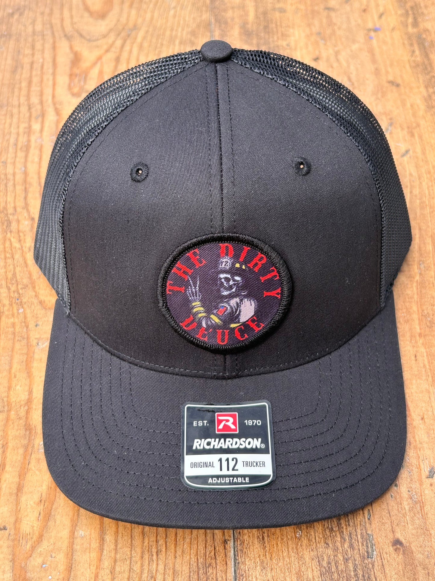 Black Richardson 112 Trucker Hat