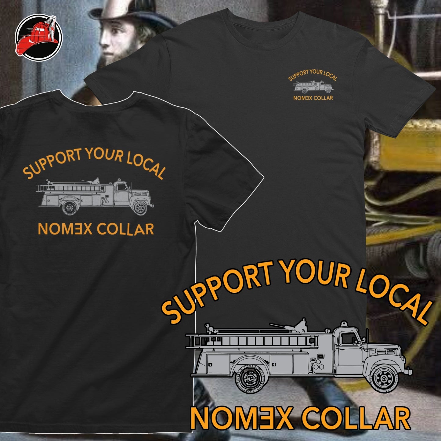 Support Nomx Collar Tee