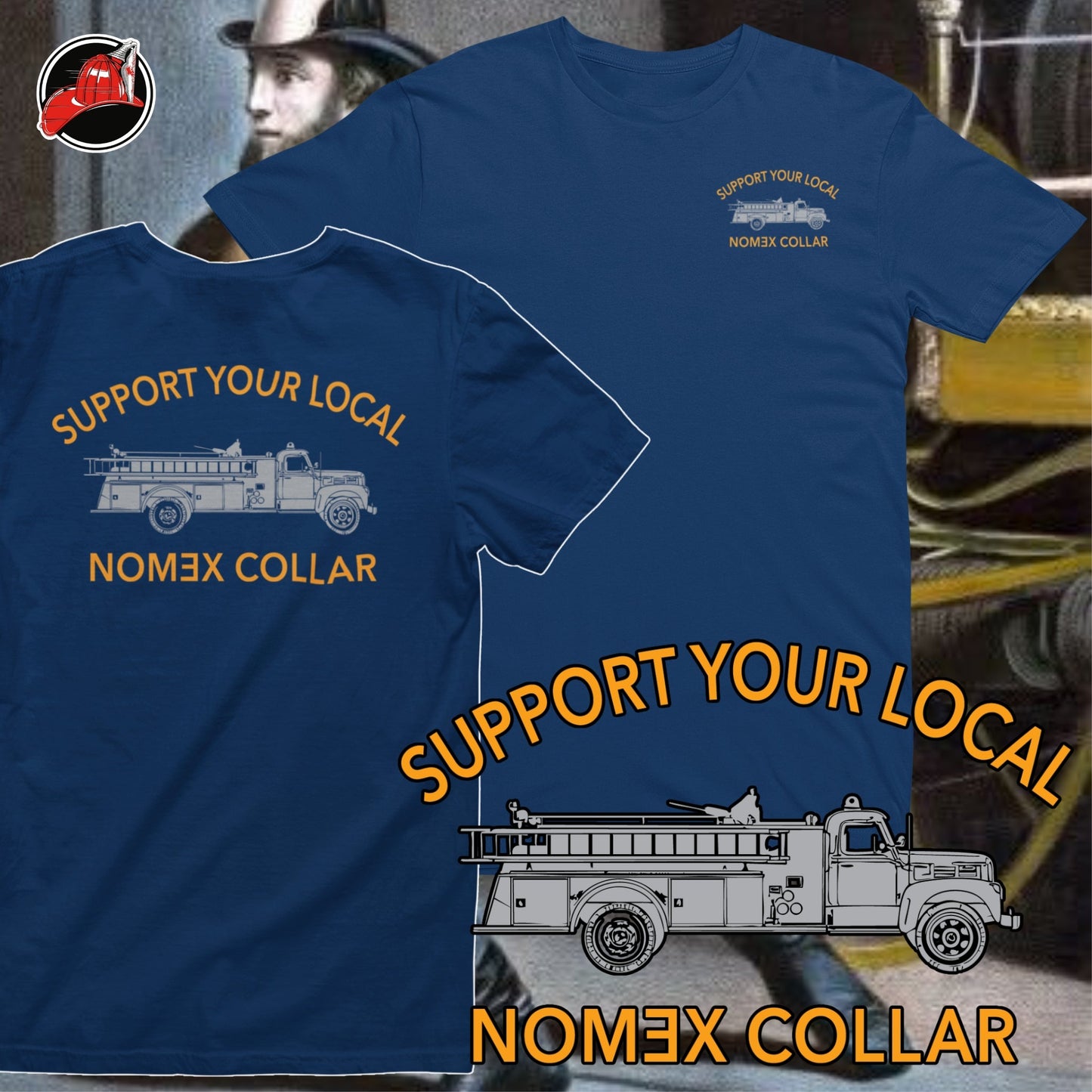 Support Nomx Collar Tee