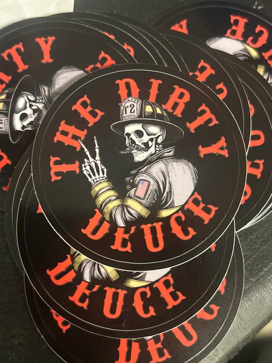 Dirty Deuce Reaper Sticker
