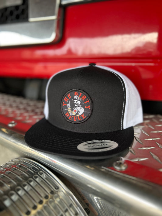 Black/White Yupoong Classic SnapBack
