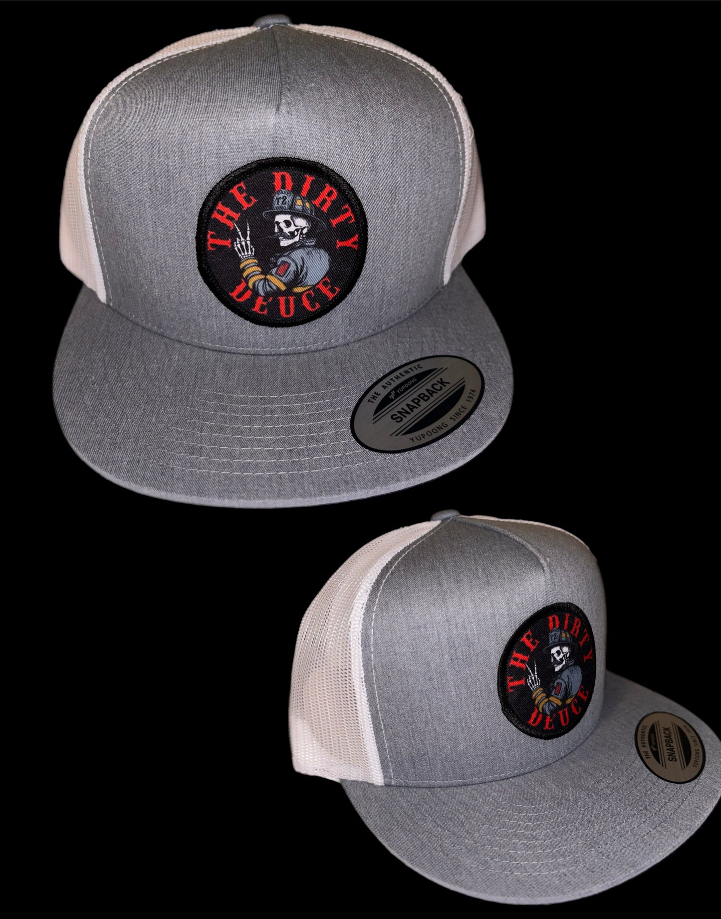 Gray/White Yupoong Classic SnapBack