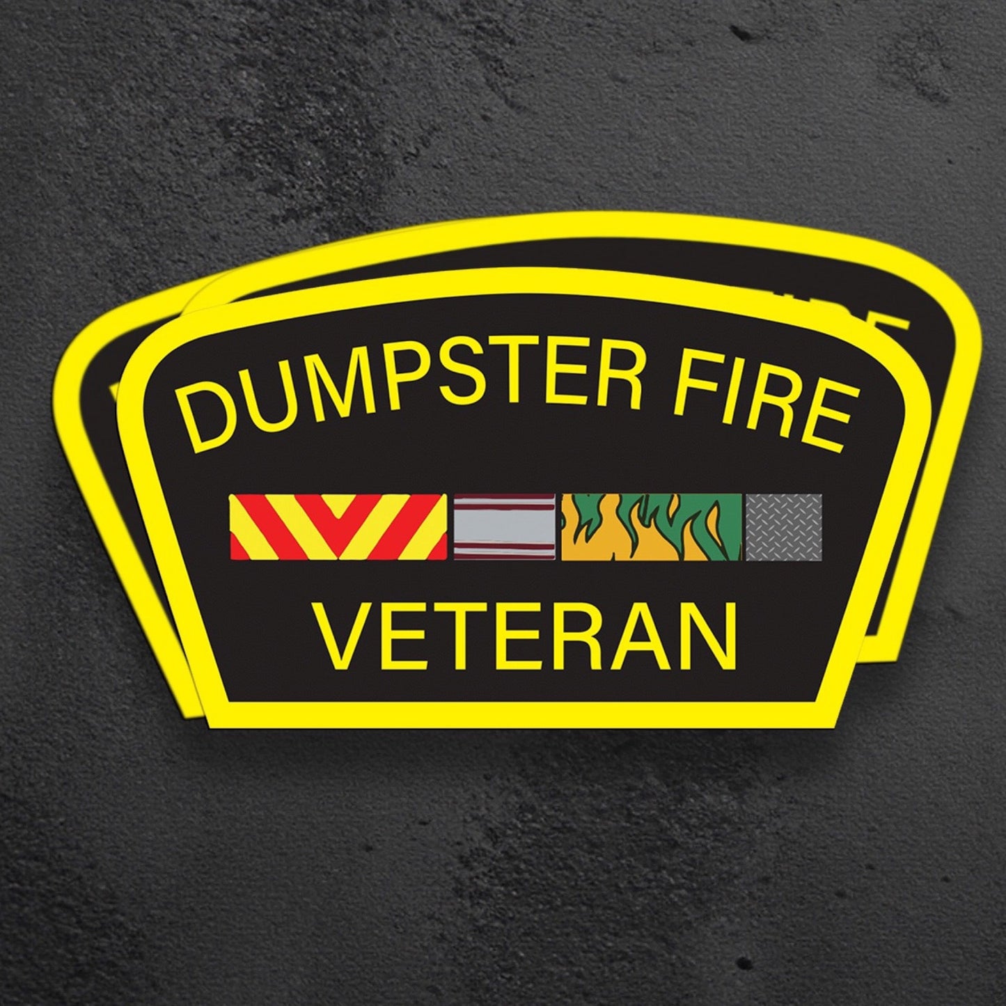 Dumpster Fire Veteran 1.0 Sticker