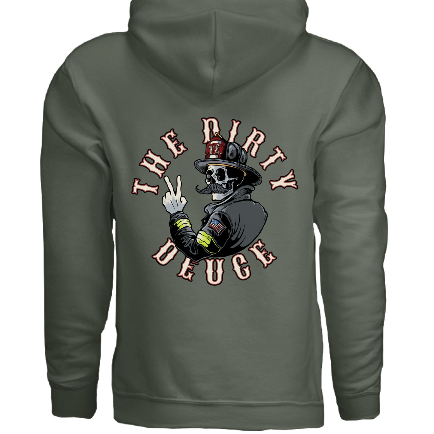 MILITARY GREEN - BACK