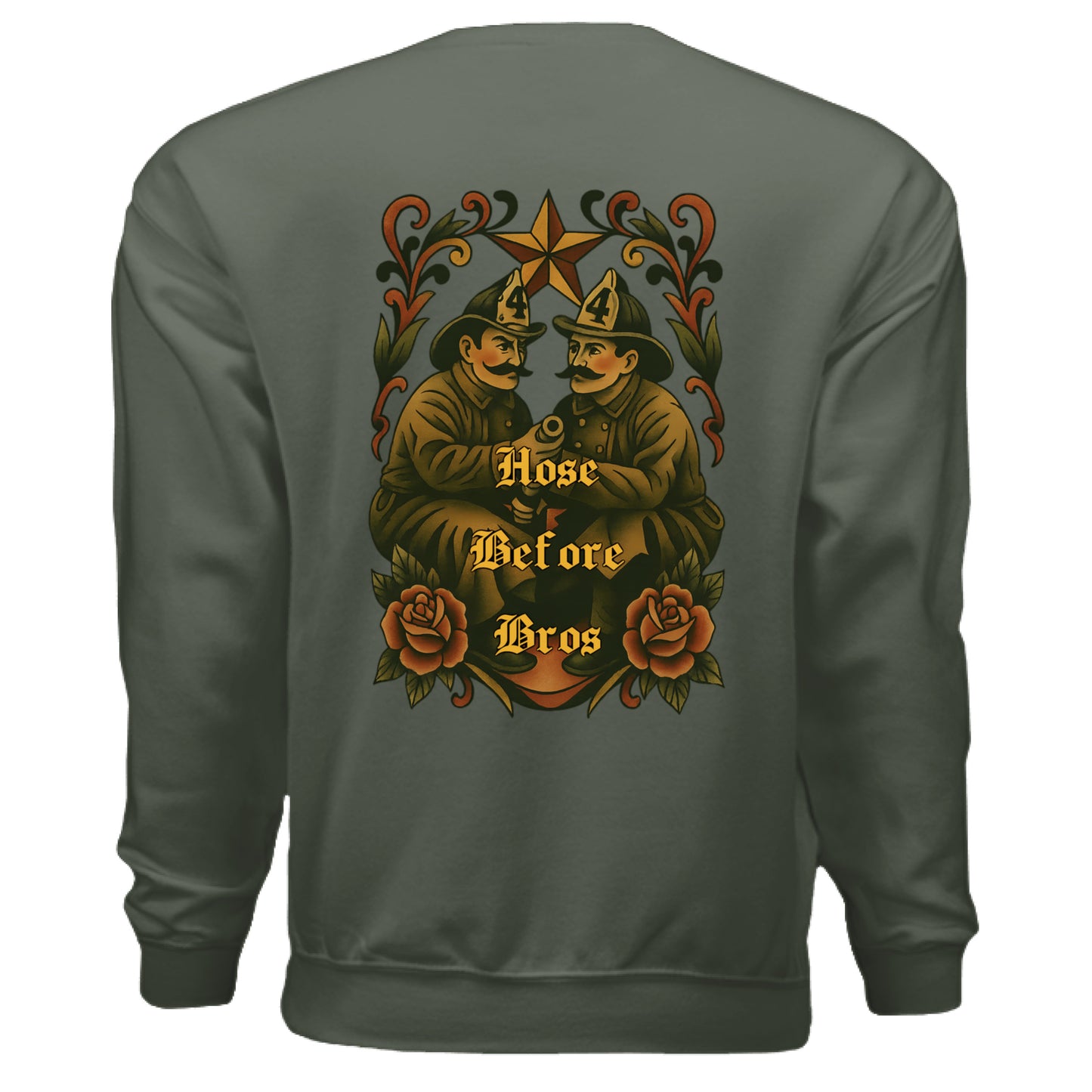 MILITARY GREEN - BACK