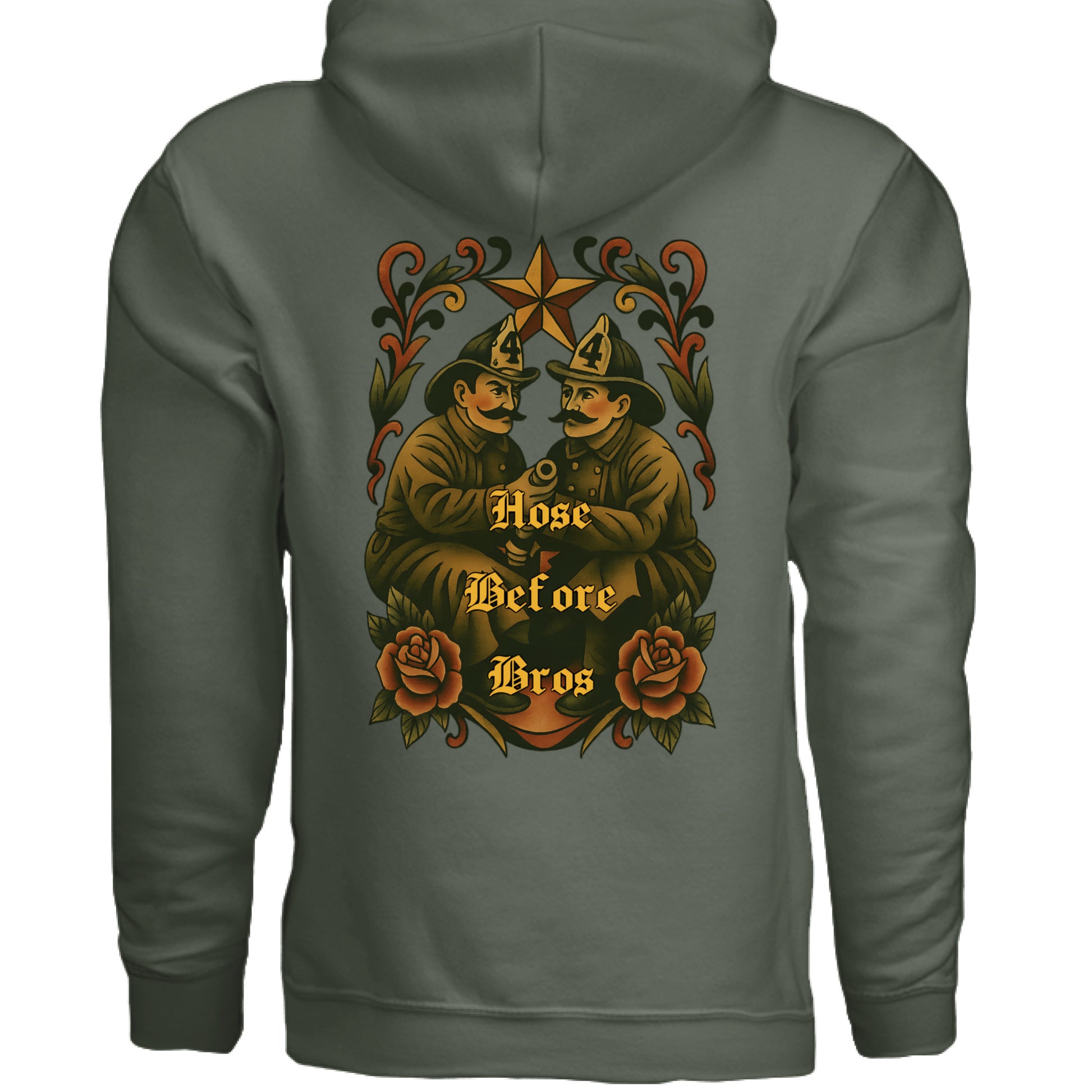 MILITARY GREEN - BACK