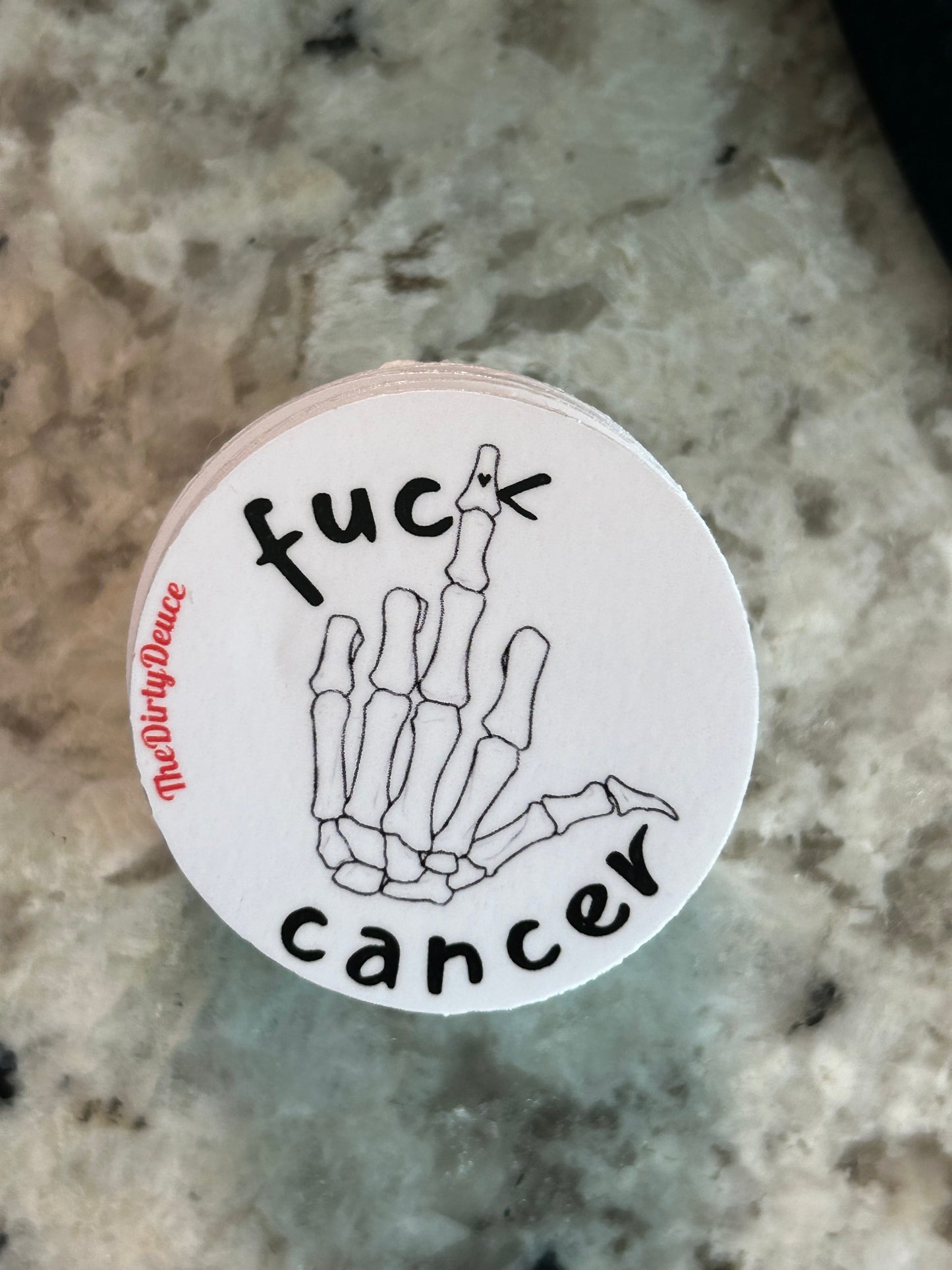 Fu*k Cancer 2” Sticker